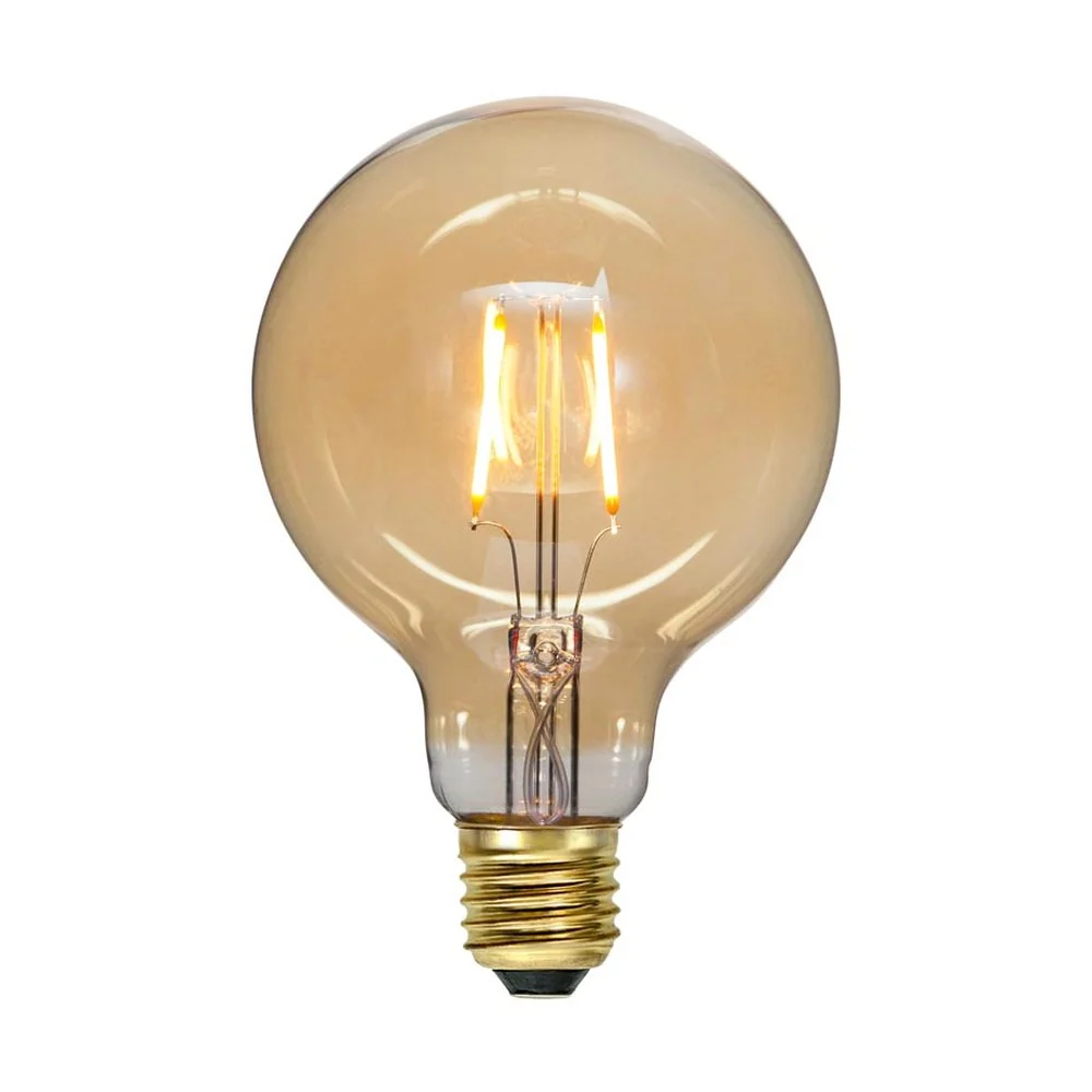 AMBER SOFT GLOW LED dekor vintage izzó G95 E27