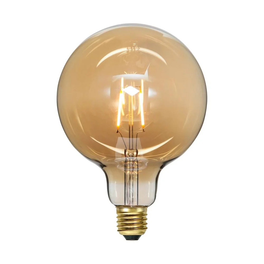 AMBER SOFT GLOW LED dekor vintage izzó G125 E27