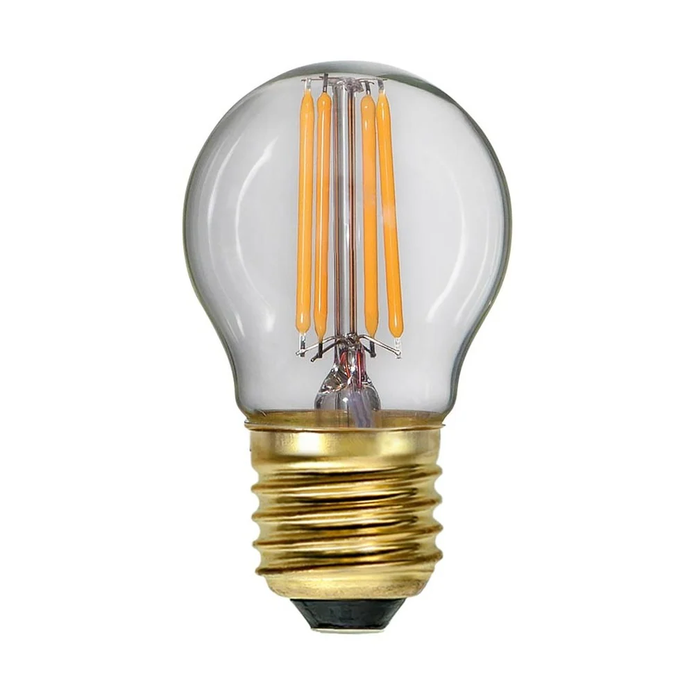CLEAR FILAMENT dimmelhető LED dekor izzó G45 E27