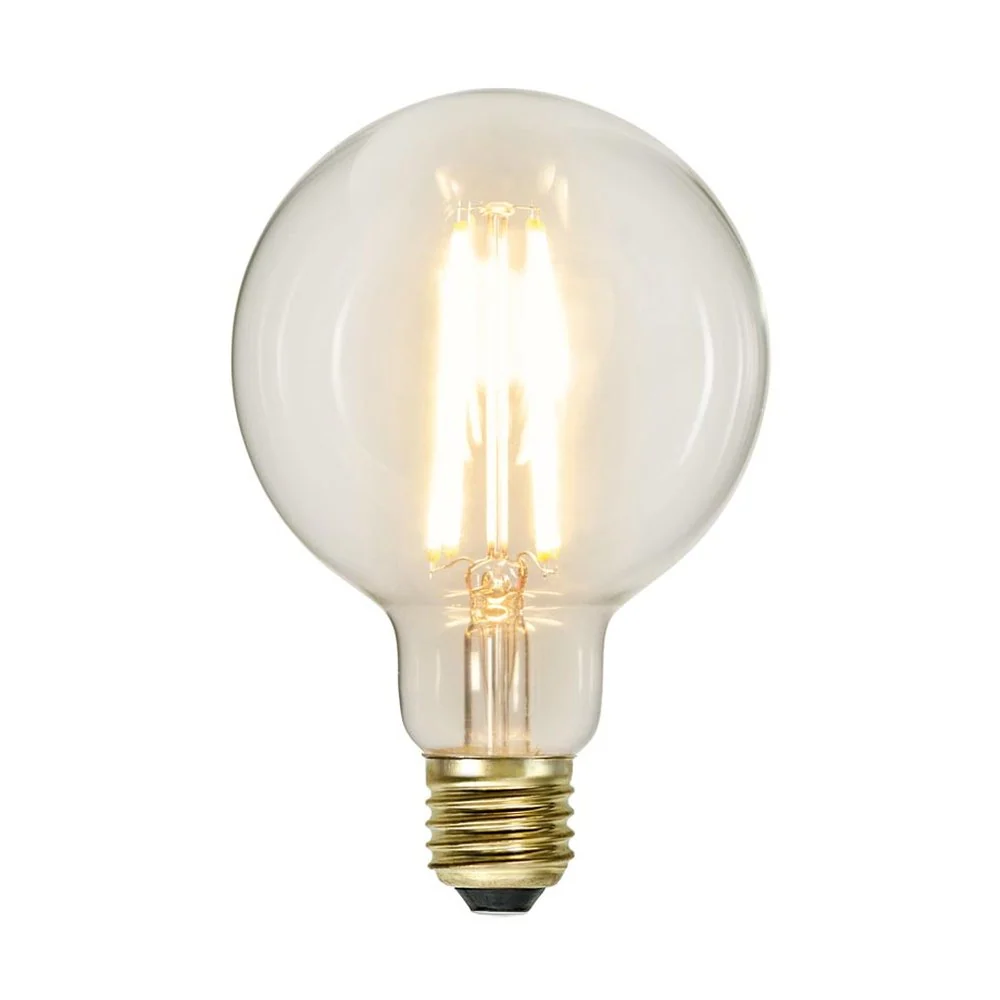 CLEAR FILAMENT dimmelhető LED dekor izzó G95 E27
