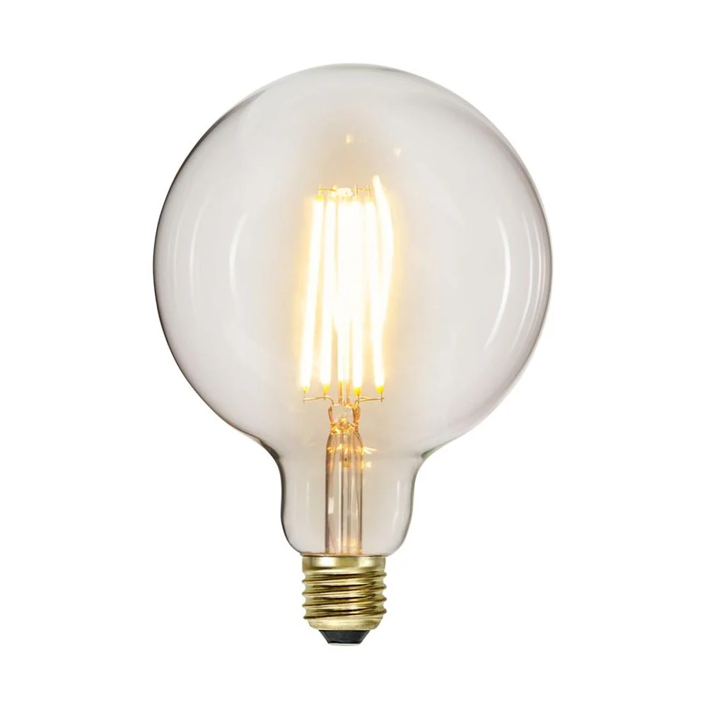 CLEAR FILAMENT dimmelhető LED dekor izzó G125 E27
