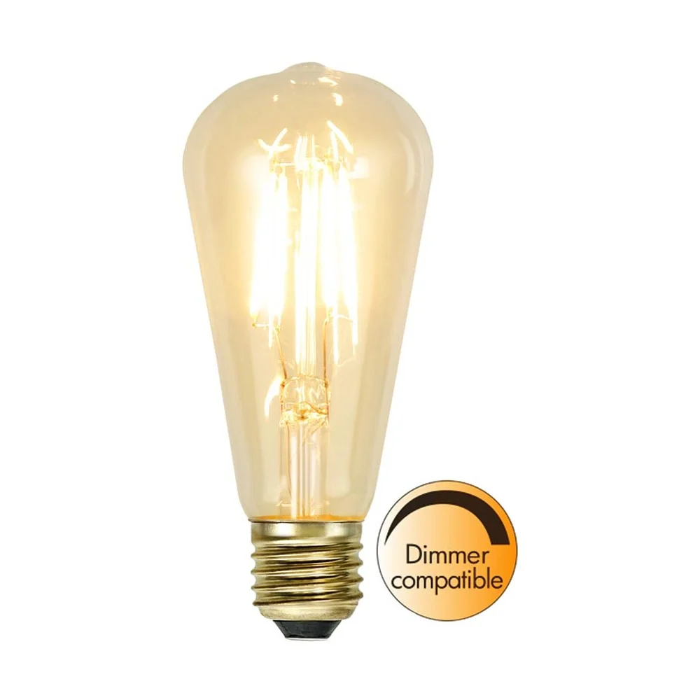 CLEAR FILAMENT dimmelhető LED dekor izzó ST58 E27