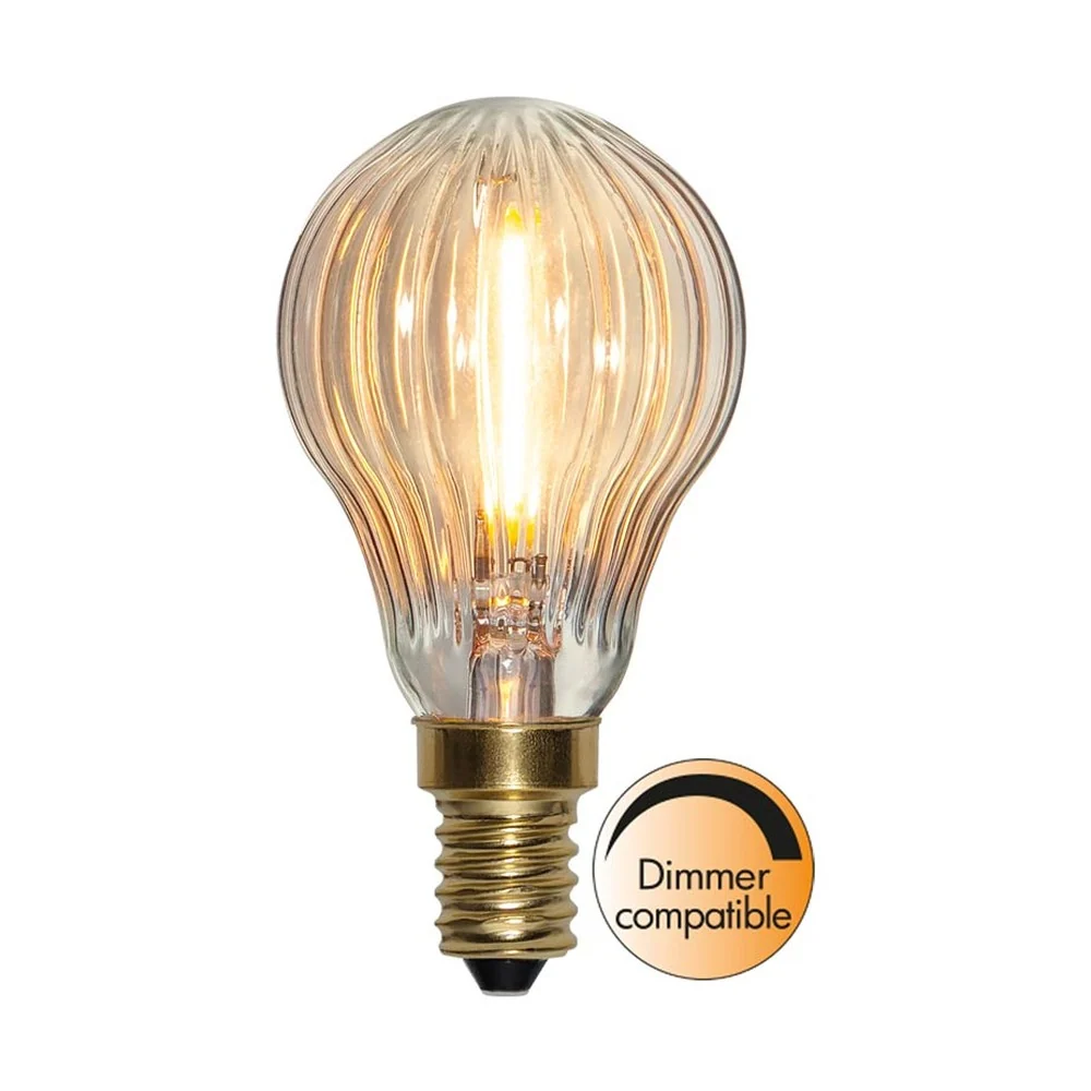 CLEAR FILAMENT dimmelhető LED dekor izzó P45 E14
