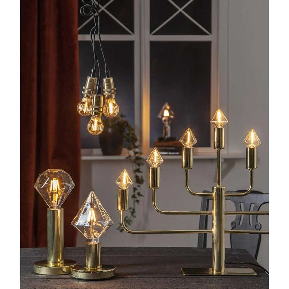 CLEAR FILAMENT dimmelhető LED dekor izzó P45 E14