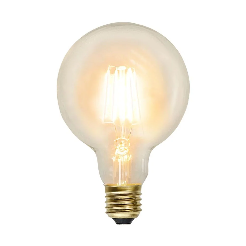 CLEAR FILAMENT LED dekor izzó G95 E27
