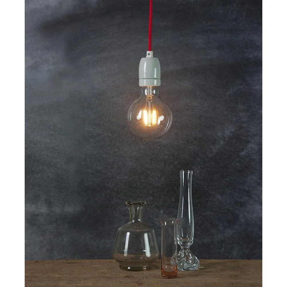 CLEAR FILAMENT LED dekor izzó G95 E27