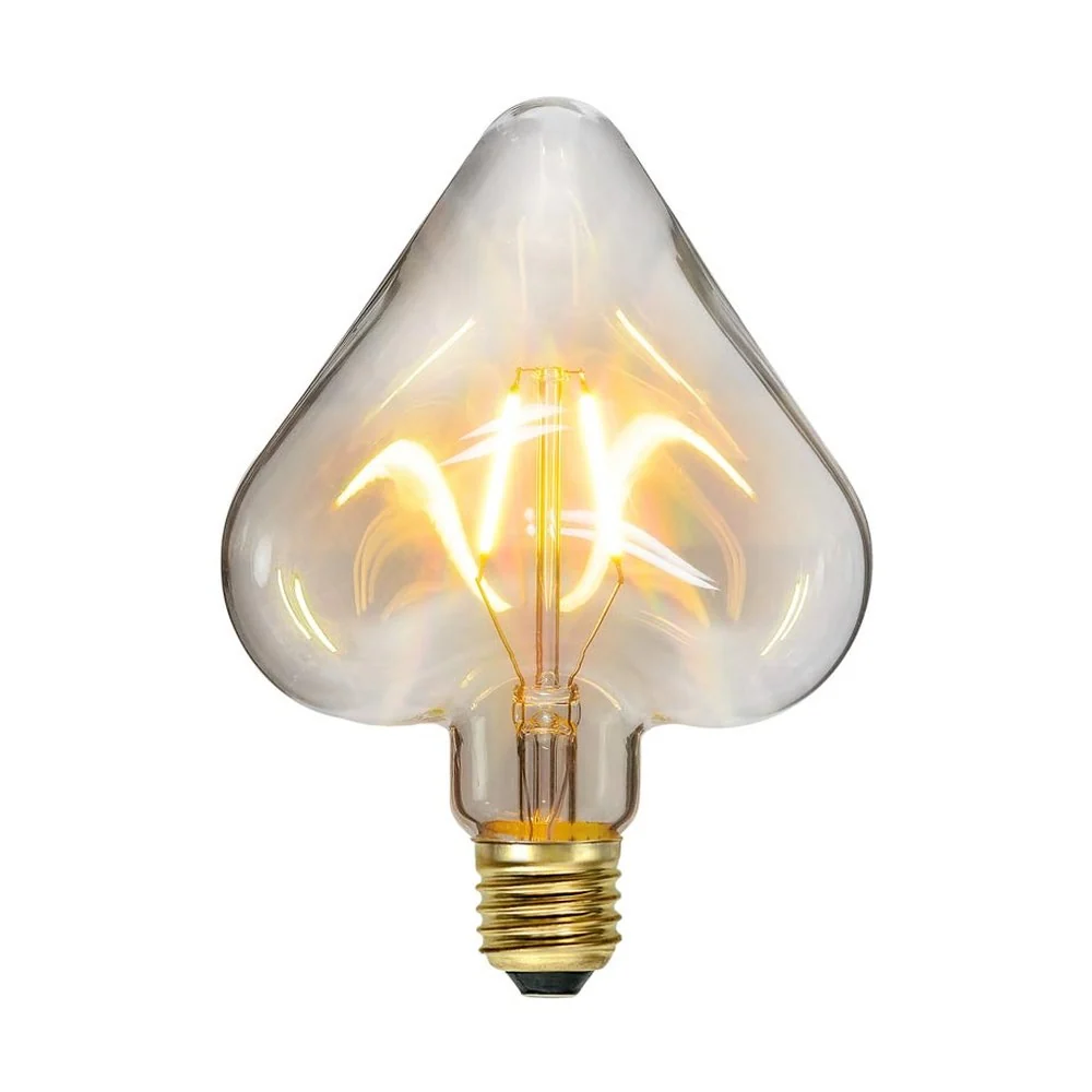 DECOLED szív alakú LED dekor izzó E27