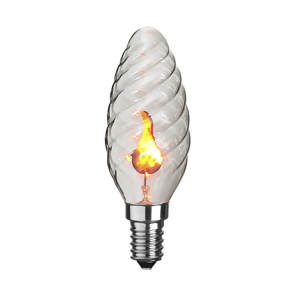 FLICKERING FLAME pislákoló fényű LED dekor vintage izzó CW35 E14