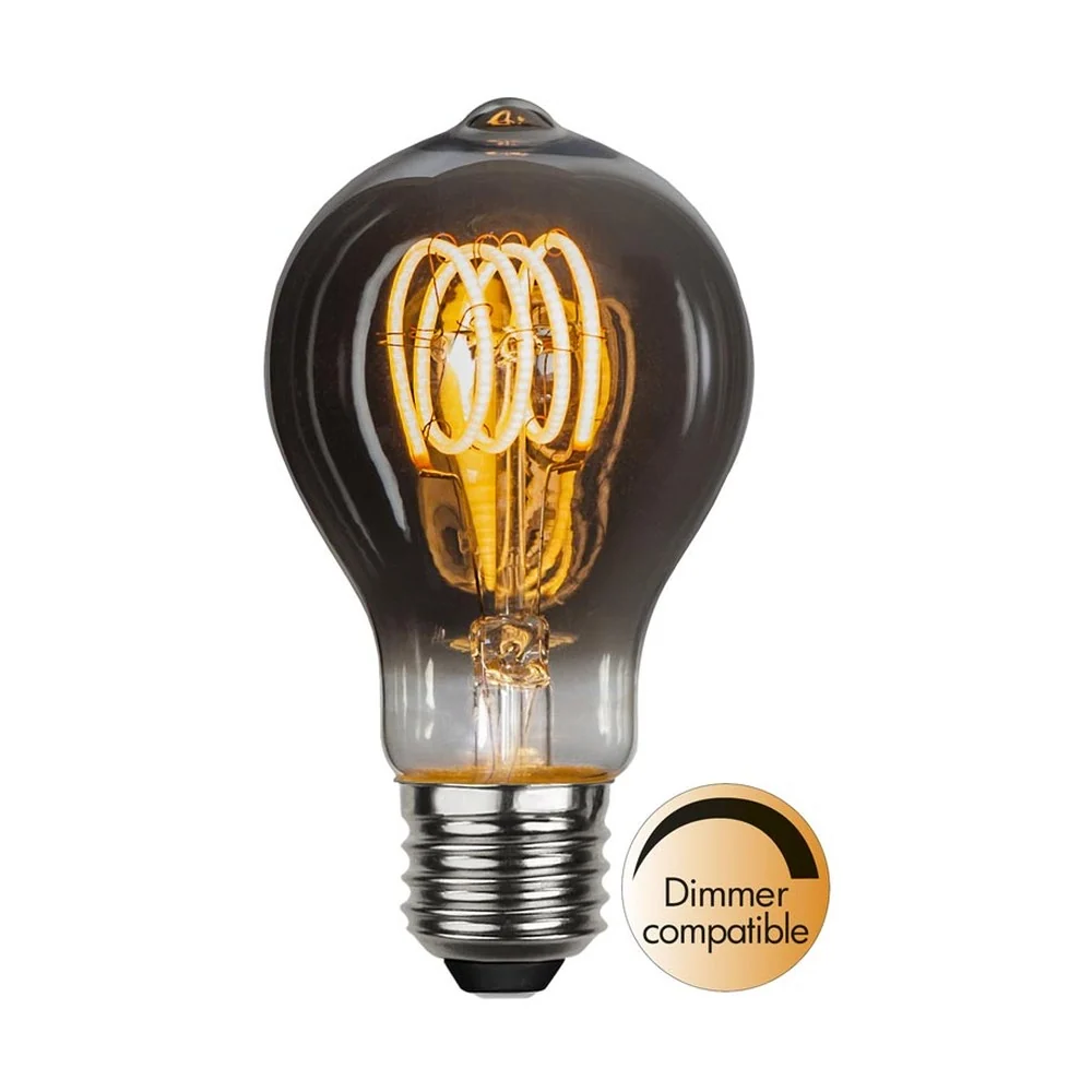HEAVY SMOKE FILAMENT dimmelhető LED dekor vintage izzó TA60 E27