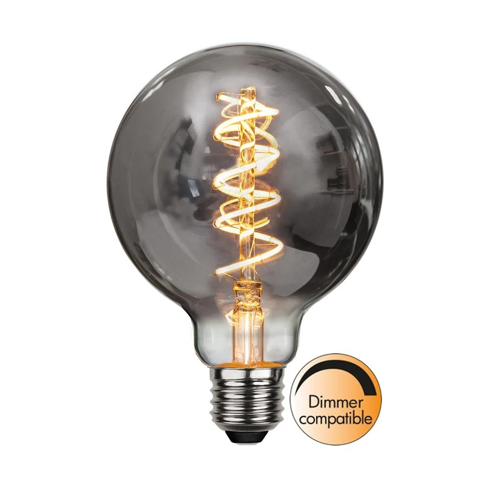 HEAVY SMOKE FILAMENT dimmelhető LED dekor vintage izzó G95 E27
