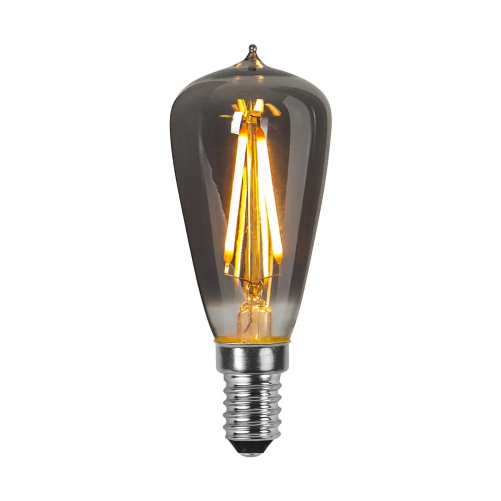 HEAVY SMOKE FILAMENT LED dekor vintage izzó ST38 E14