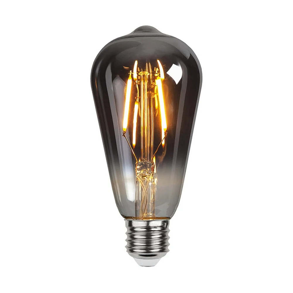 PLAIN SMOKE LED dekor vintage izzó E27 ST64