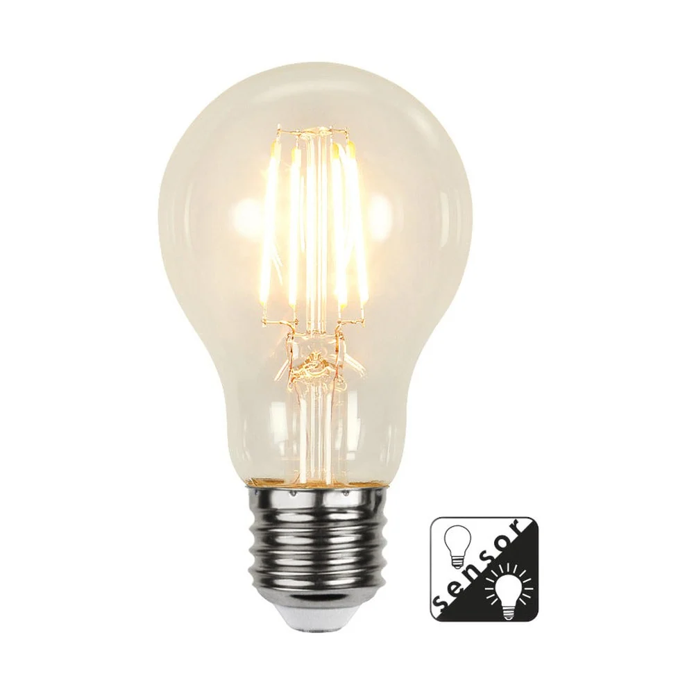 SENSOR CLEAR fényérzékelős LED izzó E27 A60