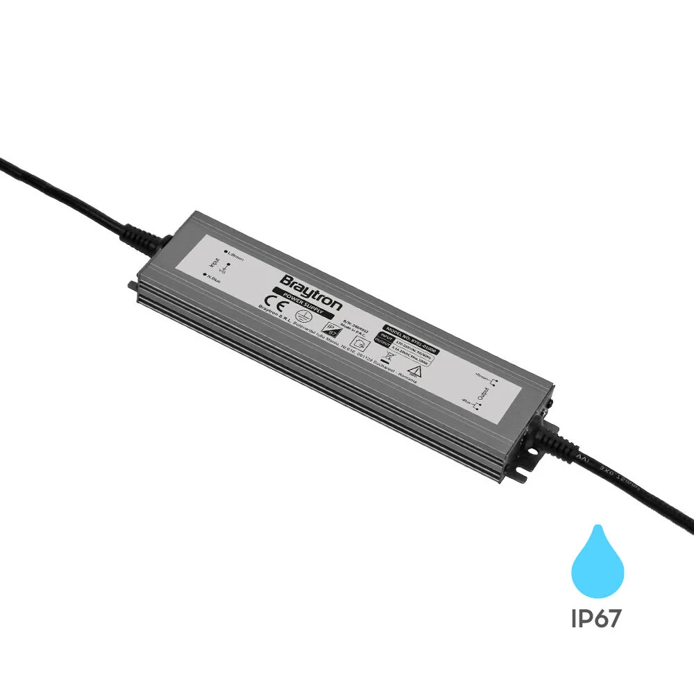 Braytron Led tápegység 24V DC 100W IP67* BY01-01000