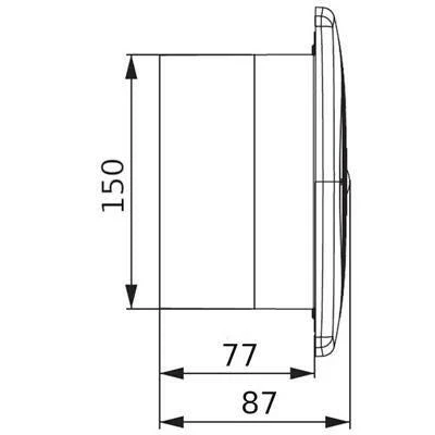 Awenta WA-150 ventilátor alap típus (WA150)