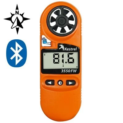 Kestrel 3550 FW Link - tűzoltósági Időjárásmérő