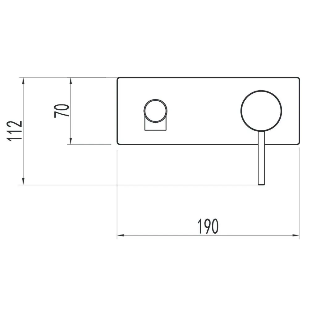 Wellis Comino mosdó csaptelep fali, 19x11,2x24,4 cm (ACS0264)
