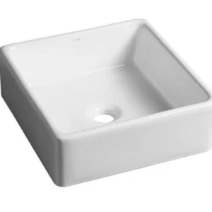 Sapho Ubega mosdó pultra szerelhető túlfolyó nélkül 38x13,5x38 cm (BH7006)