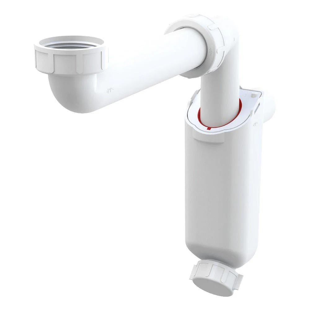 Alcaplast mosdószifon DN32, 5/4" hollandi anyával, helytakarékos (A43S-DN32)