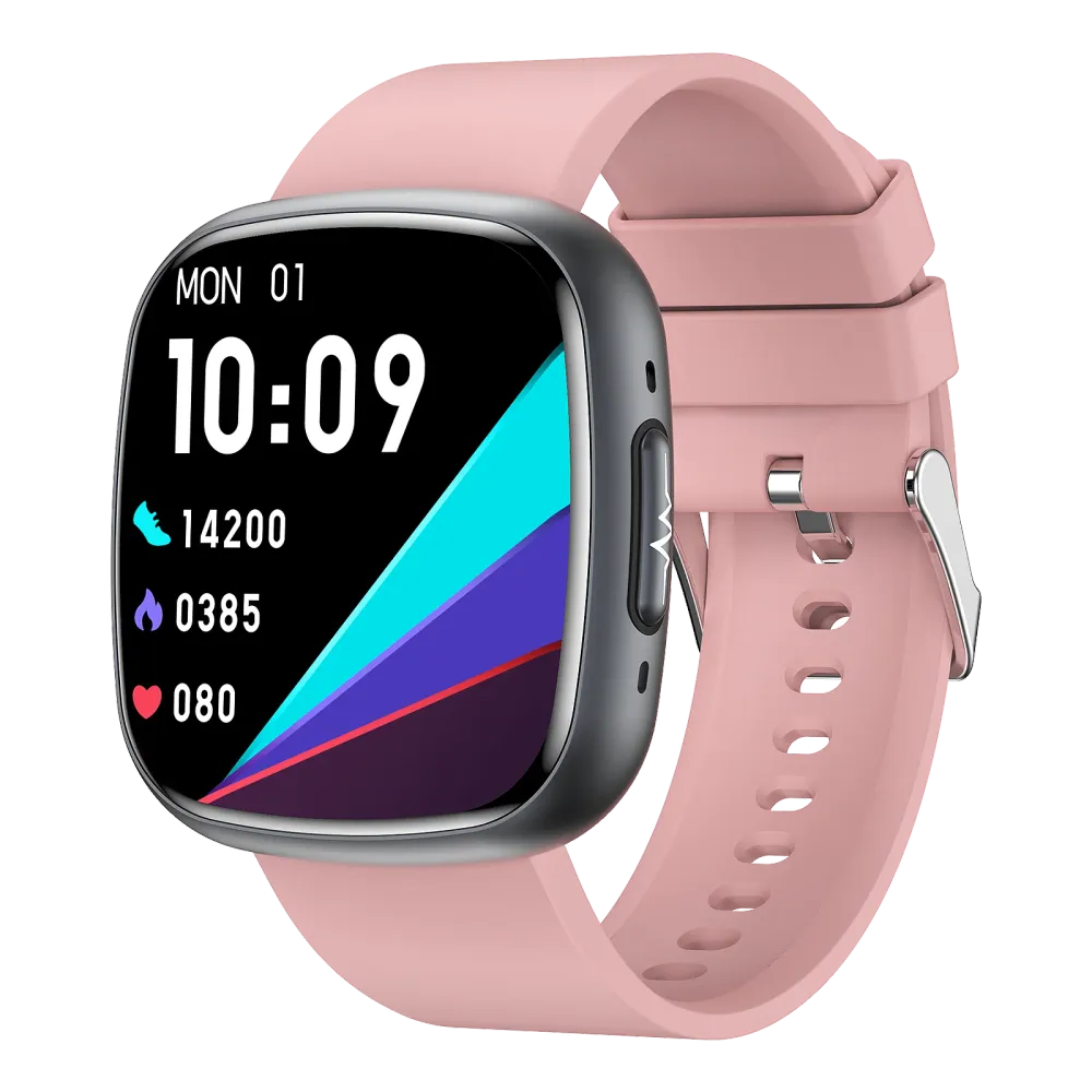 Activa Aura női okosóra, pink, bluetooth EKG és vércukormérő