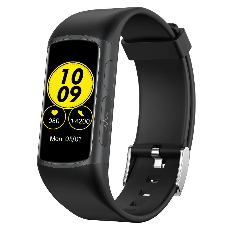 Activa Iris okoskarkötő, fekete, bluetooth, EKG és vércukormérő