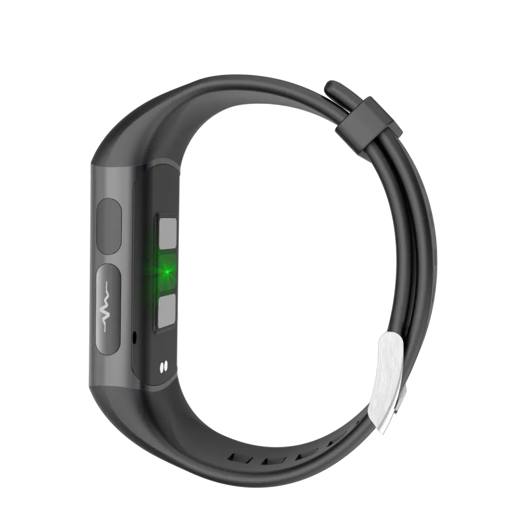 Activa Iris okoskarkötő, fekete, bluetooth, EKG és vércukormérő