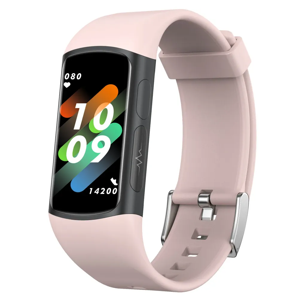 Activa Iris okoskarkötő, rózsaszín, bluetooth, EKG és vércukormérő