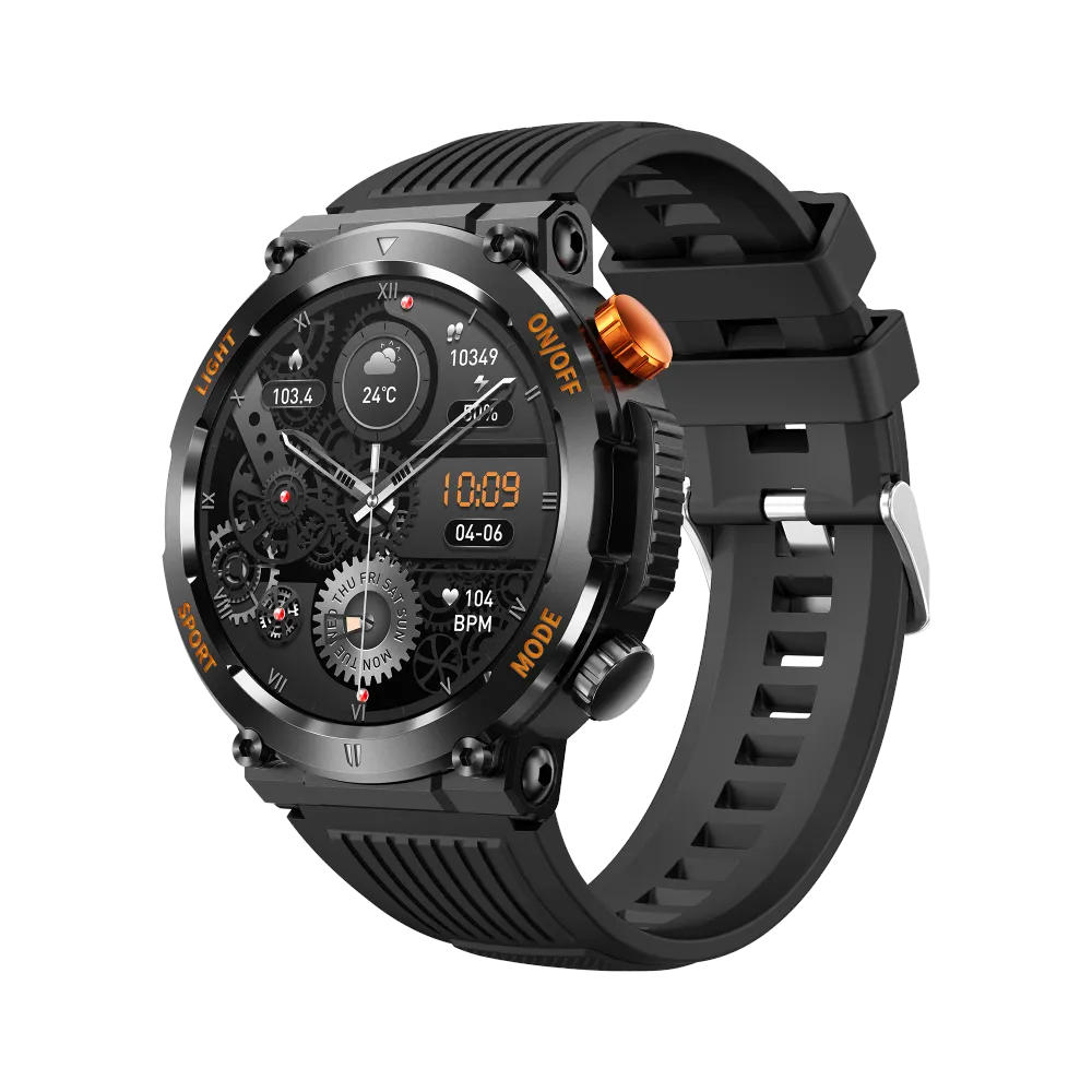 Medex Metron férfi okosóra, fekete, bluetooth