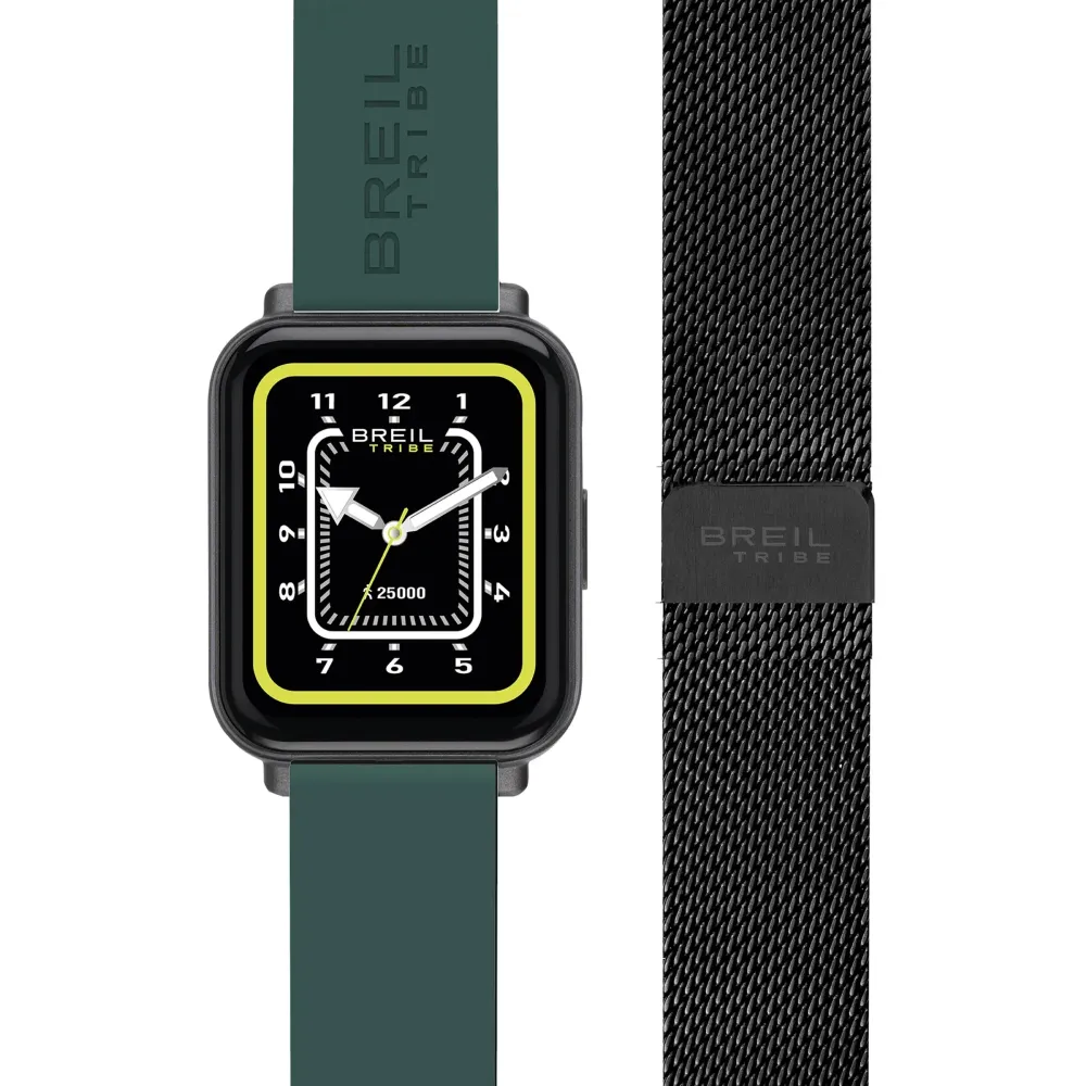 Breil SBT-2 45 mm-es fekete acél okosóra, fekete PVD bevonattal EW0674