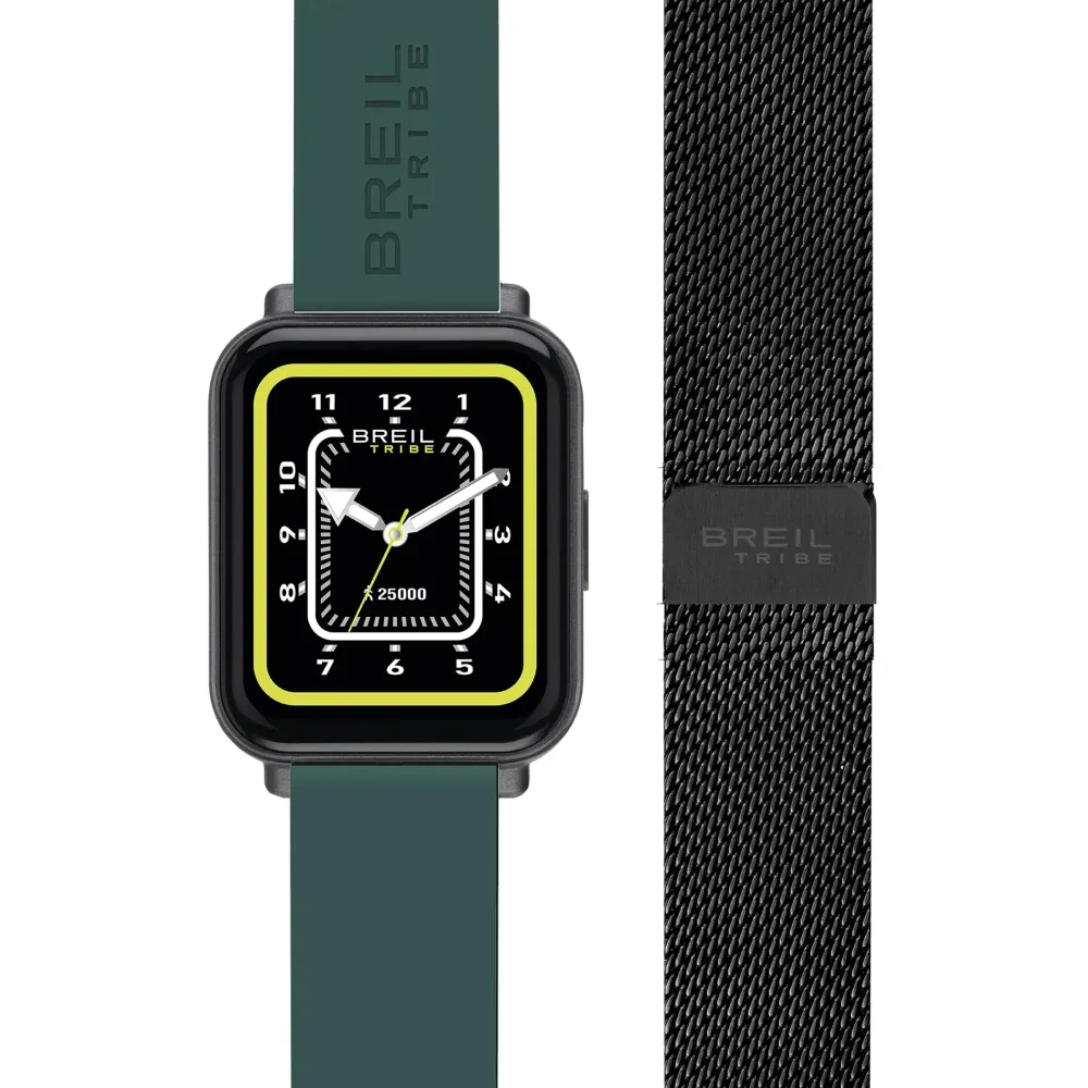 Breil SBT-2 45 mm-es fekete acél okosóra, fekete PVD bevonattal EW0674