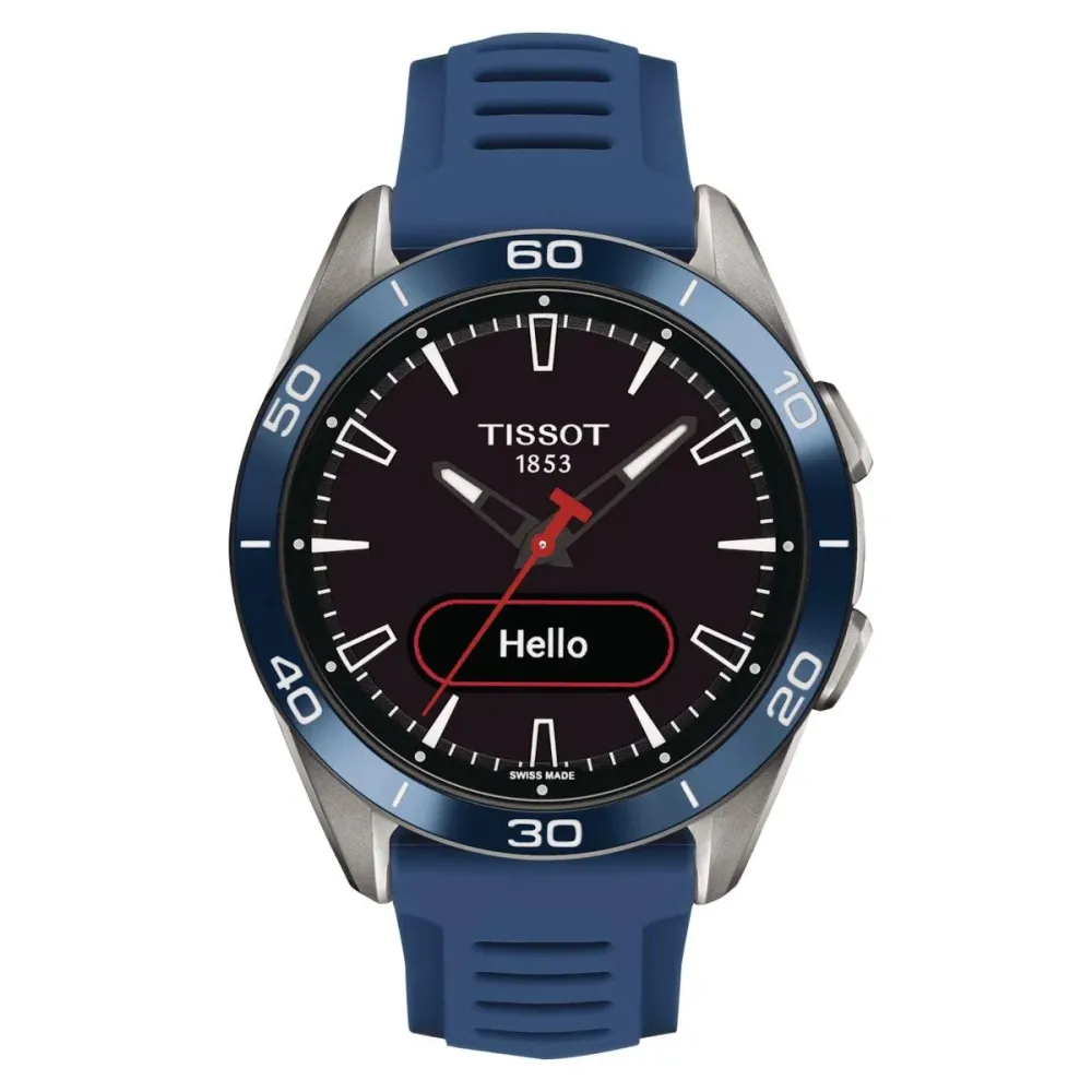 Tissot karóra T-Touch Connect Sport 43,75 mm kék kvarc titán T153.420.47.051.01
