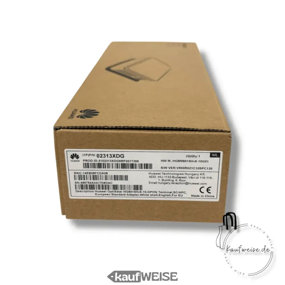 Huawei OptiXstar Fiber Optic Modem (ONT) – 10G terminál | HG8M8010HV6 | FTTH-hoz