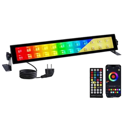 Intelligens RGBCW LED projektor, Alkalmazás, Beltéri/Kültéri, Vízálló, Internetes telefon vezérlés, Távirányító, Fény prog...