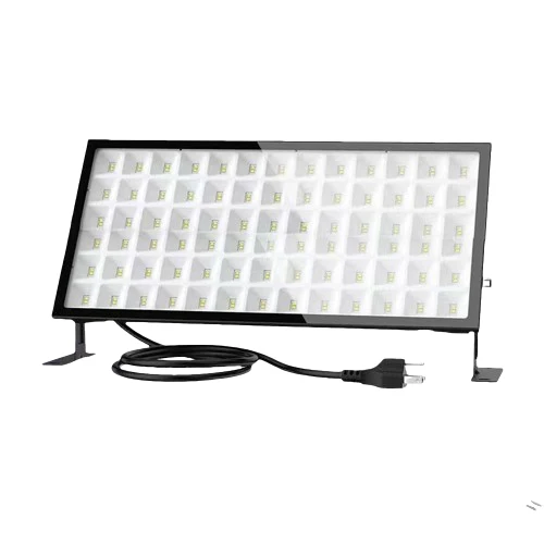 LED projektor hideg led fénnyel, beltéri/kültéri, vízálló, 145 W, fekete