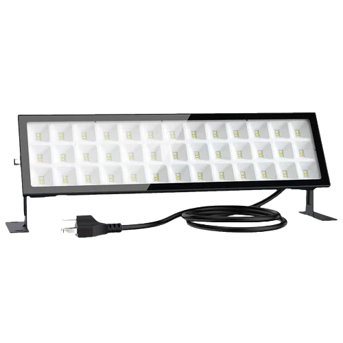 LED projektor hideg led fénnyel, beltéri/kültéri, vízálló, 72 W, fekete