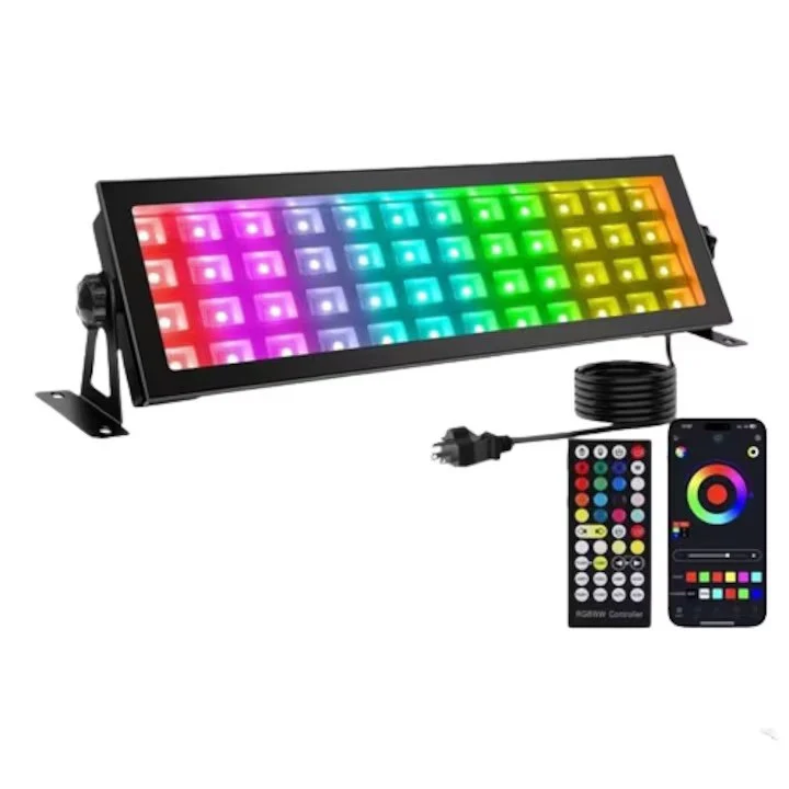 Smart RGBCW LED projektor, Alkalmazás, Beltéri/Kültéri, Vízálló, Internetes telefon vezérlés, Távirányító, Fény programozá...
