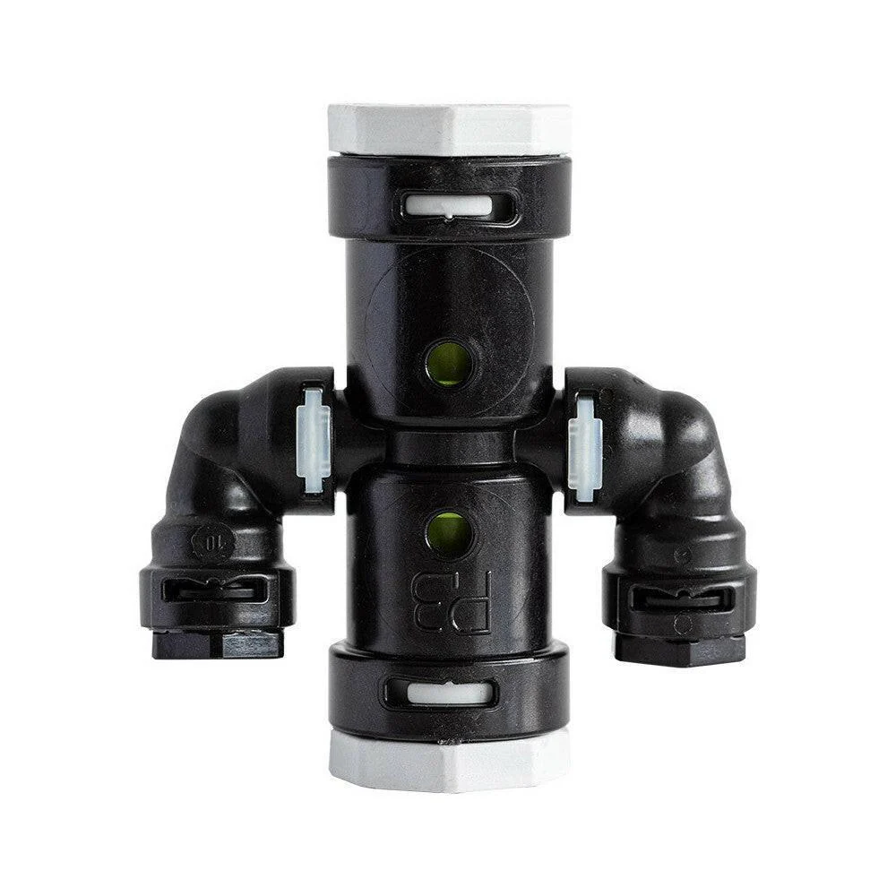 Hakatherm SkyFlow Push Alpex T-idom szűkített kereszt, patkó 20x2-10x1,3 szürke (TT-PKP2010G)