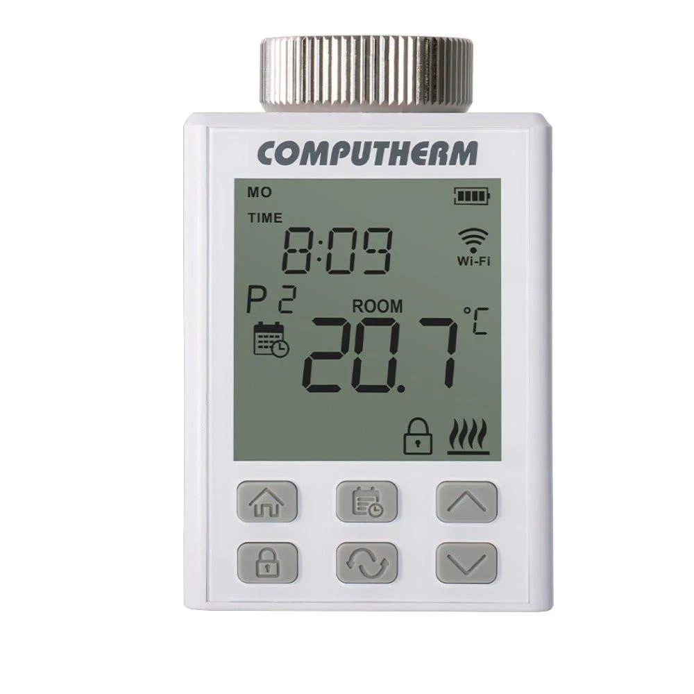 COMPUTHERM Q15 Wi-Fi motoros állítómű radiátorszelepekhez, programozható, Wi-Fi (Q15-WIFI)
