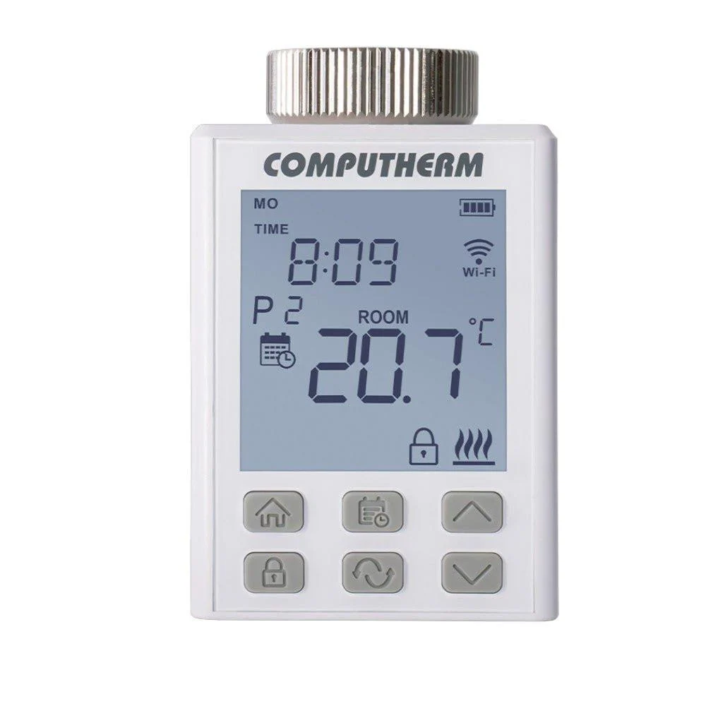 COMPUTHERM Q15 Wi-Fi motoros állítómű radiátorszelepekhez, programozható, Wi-Fi (Q15-WIFI)