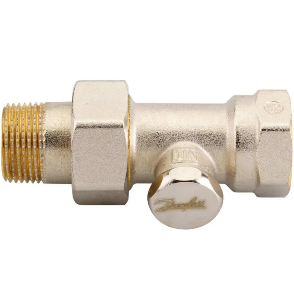 Danfoss RLV-S 3/4" radiátor visszatérő egyenes