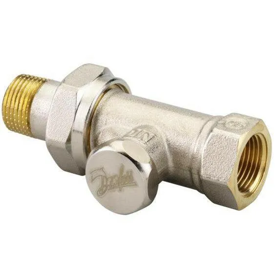 Danfoss RLV-S 3/8" radiátor visszatérő egyenes