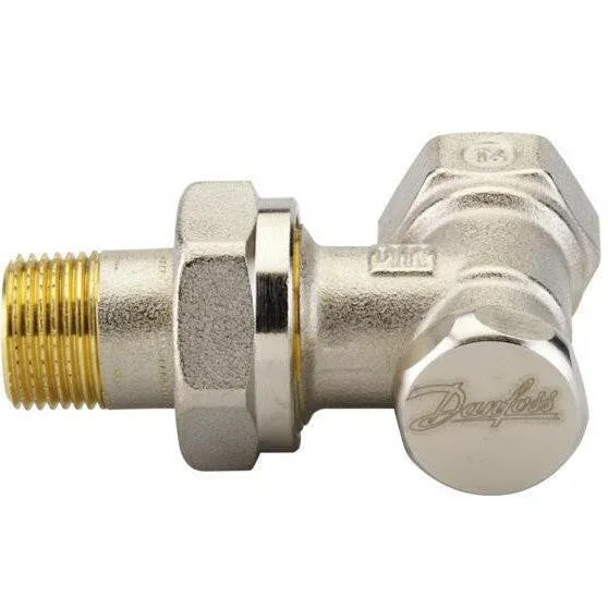 Danfoss RLV-S 3/8" radiátor visszatérő sarok