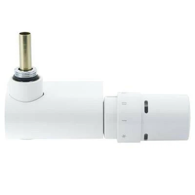 Danfoss VHX-Mono Szett törölközőszárítós radiátorhoz, sarok, RAX érzékelővel, RAL9016 színű (013G4287)