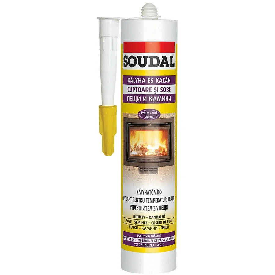 Soudal kályhatömítő 1500 °C-ig