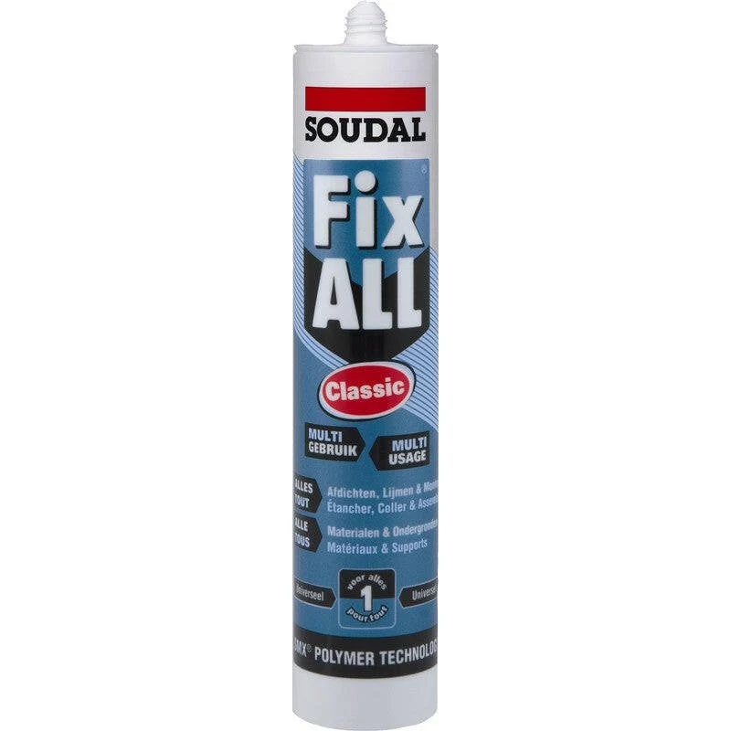 Soudal polymer rag. Fix-All Classic fehér