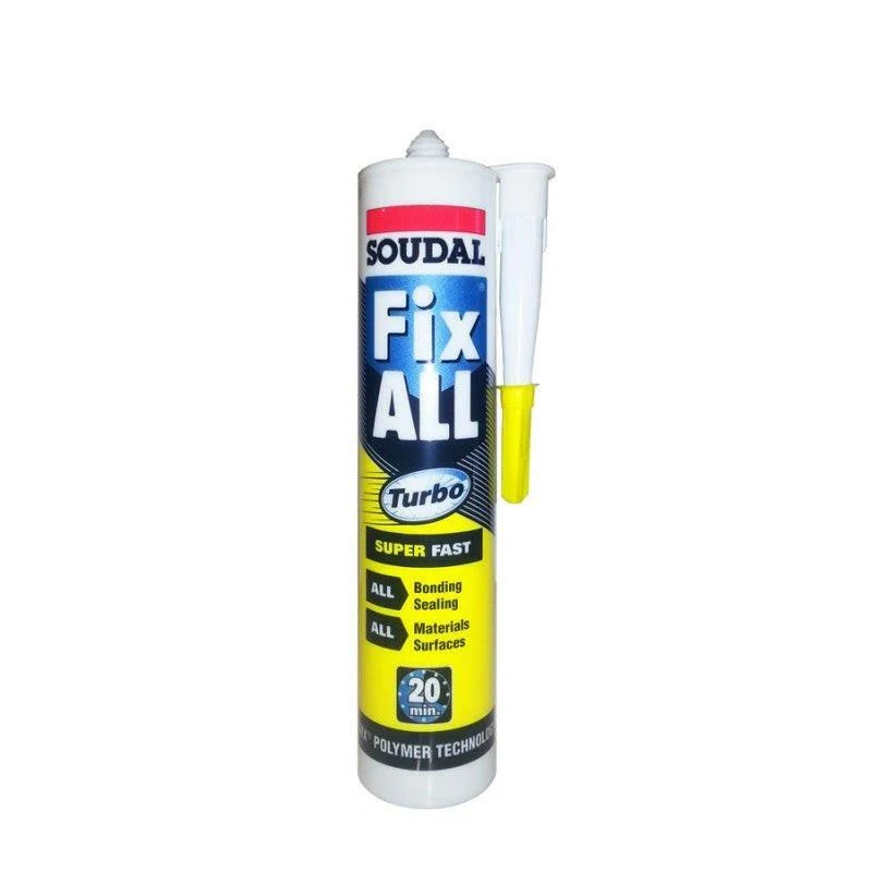 Soudal polymer rag. Fix-AllTurbo fehér 290ml