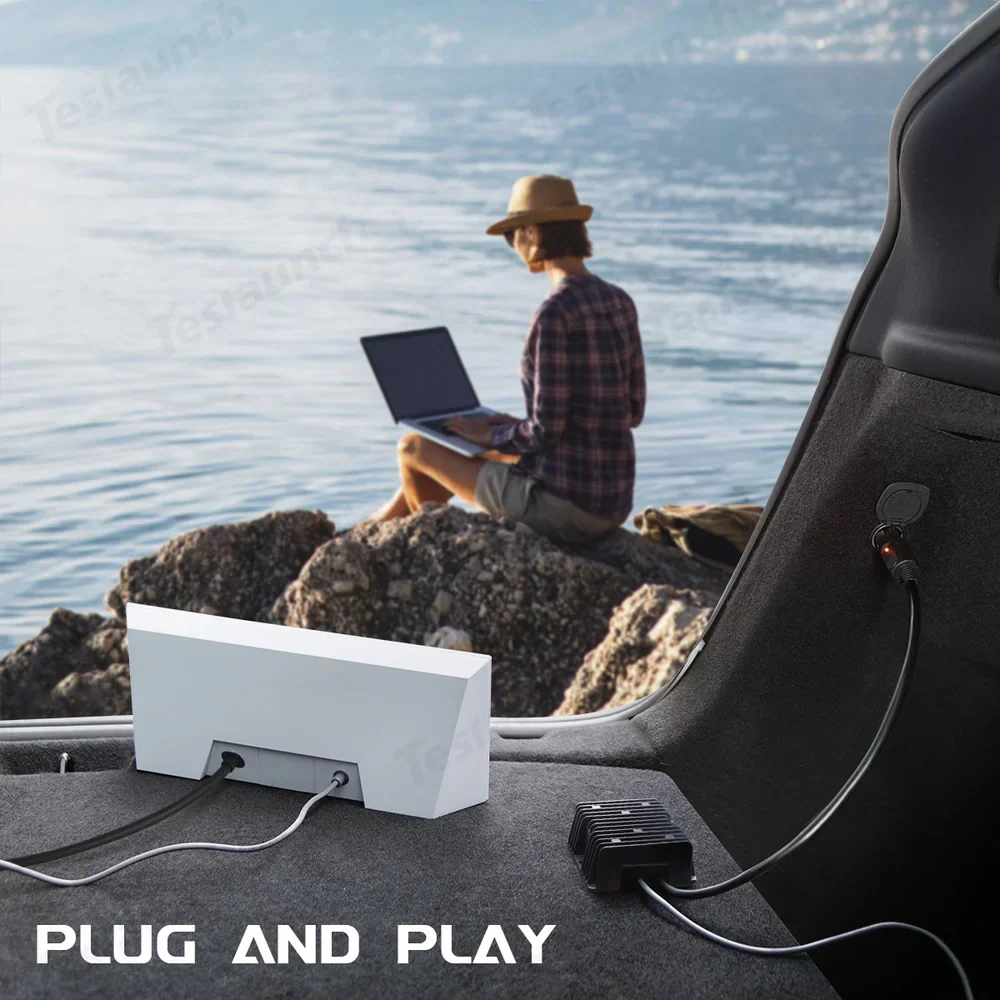 Nagy teljesítményű autós töltőadapter DC csatlakozóval - Starlink Gen 3 kompatibilis, 12V/24V - 57V