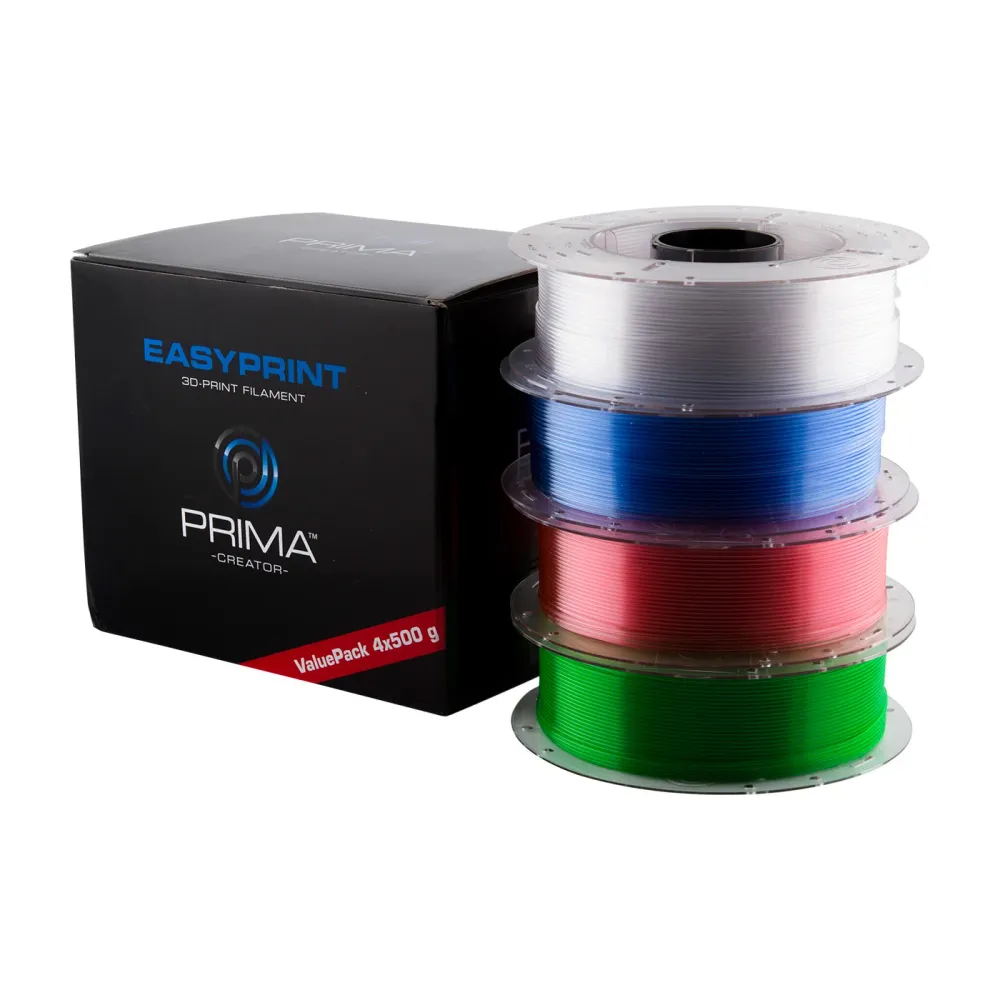 PETG szál értékcsomag 1,75 mm - 4x 500 g színekben