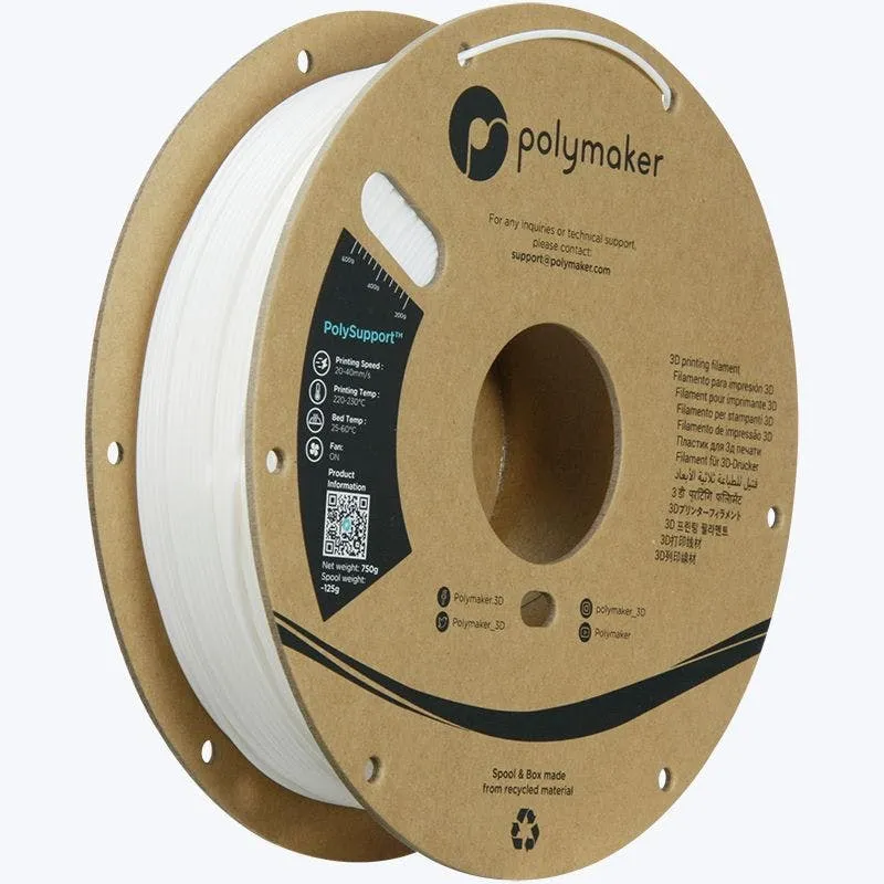 Polymaker PolySupport – Törhető támasztószál 1,75 mm, 750 g