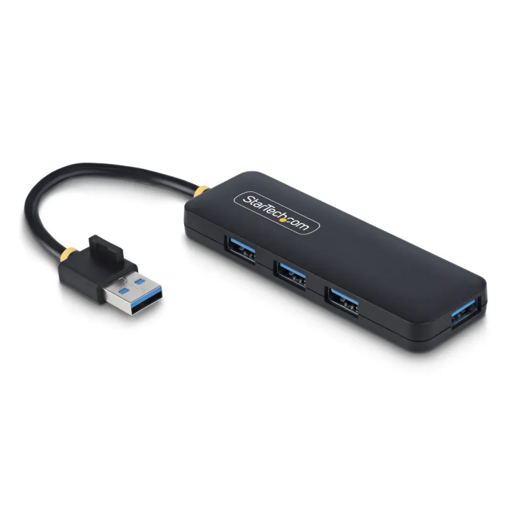 4 portos USB hub Startech H5A4A-USB-HUB Fekete